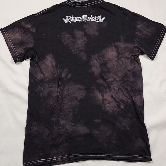 Vampire Freaks metal bat gothic castle red black shirt VampFreaks Small Unisex - Picture 8 of 9